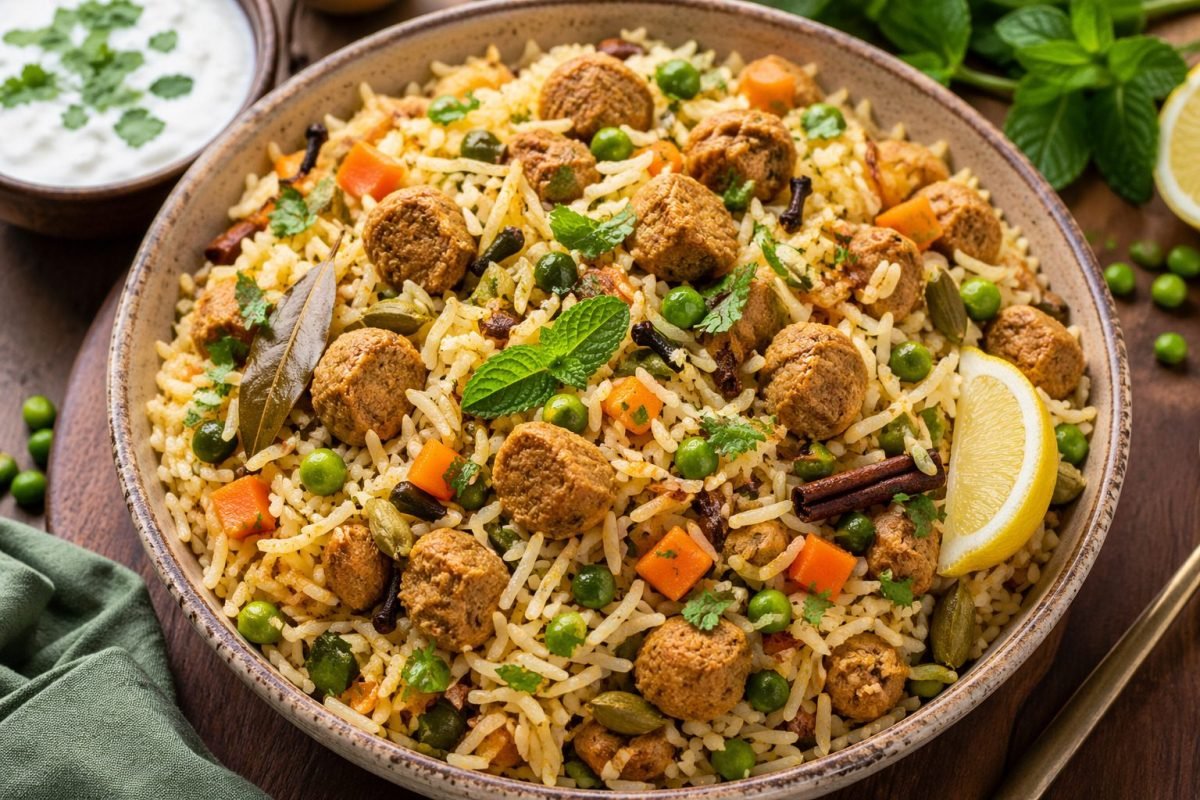Soya Chunk Pulao Recipe: High-Protein Lunch Made Easy