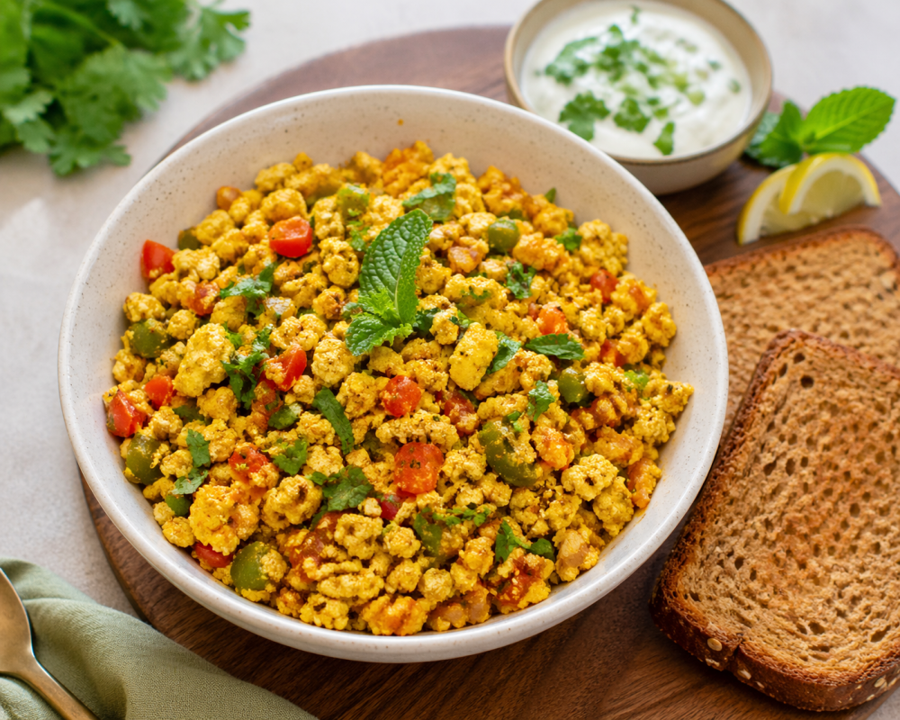 Tofu Bhurji Recipe: Quick High-Protein Vegan Breakfast Idea