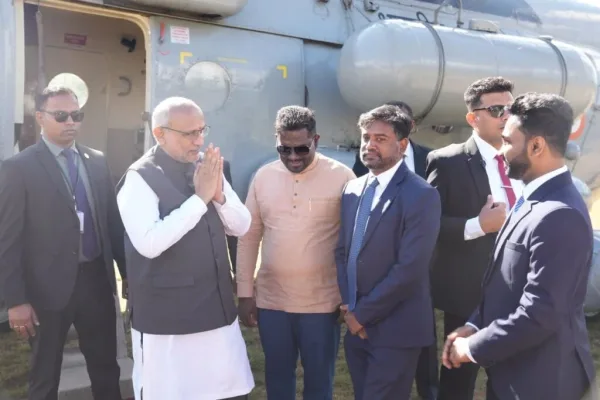 Vice President C. P. Radhakrishnan Visits Nuwara Eliya to Review Indian Housing Project