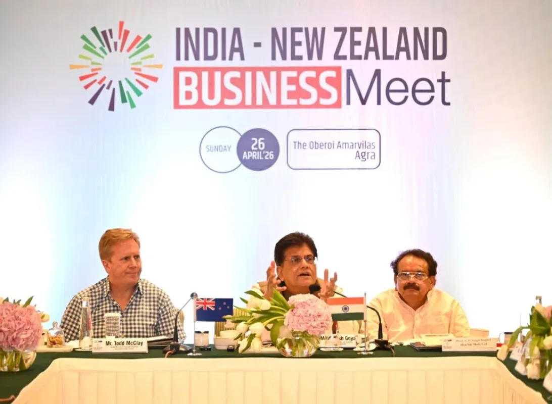 India–New Zealand FTA to Unlock Trade Growth; Piyush Goyal Launches ‘Agra: World Capital of Footwear’ Campaign