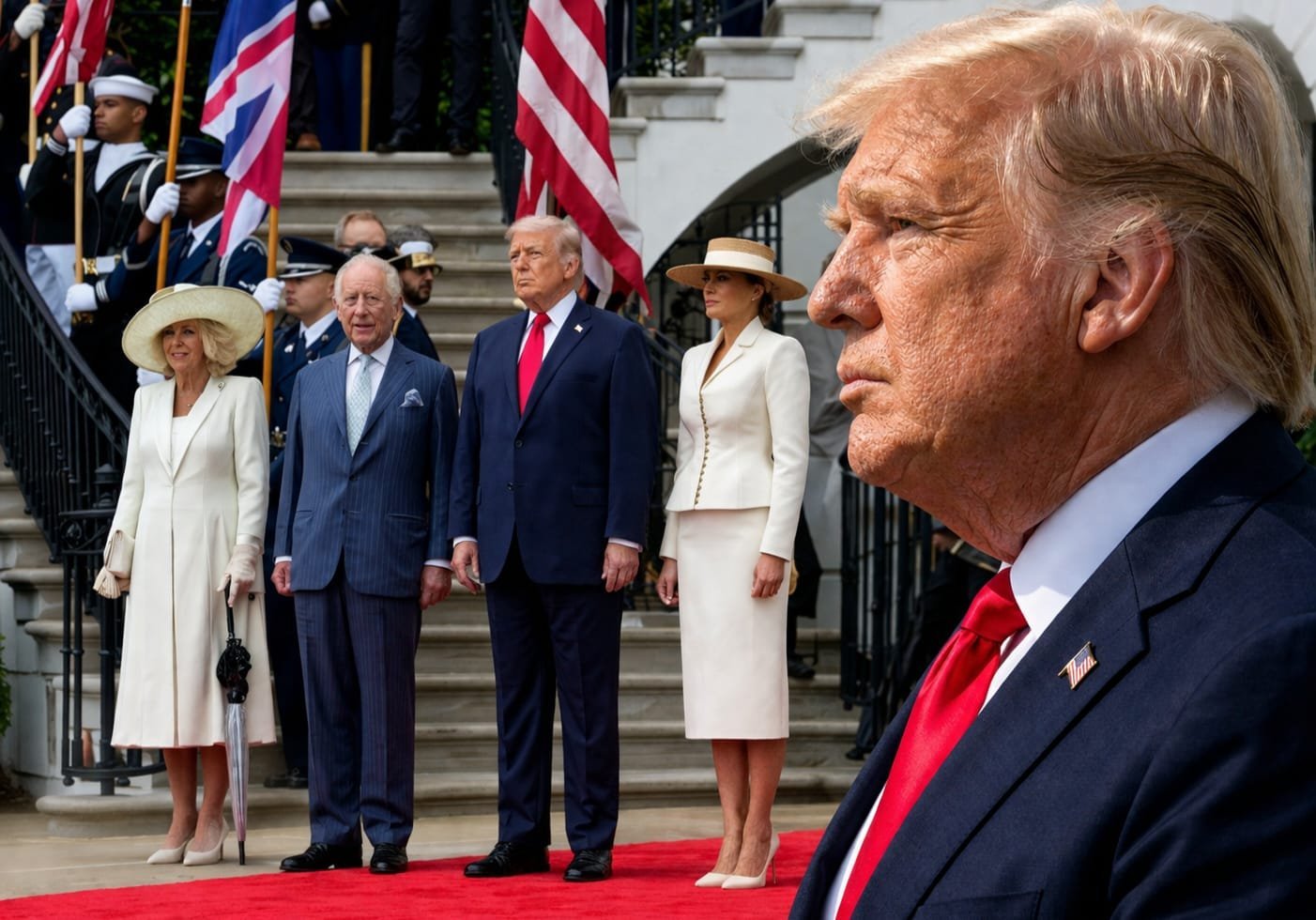 Trump Announces Removal of Whiskey Tariffs After Meeting King Charles III and Queen Camilla at White House