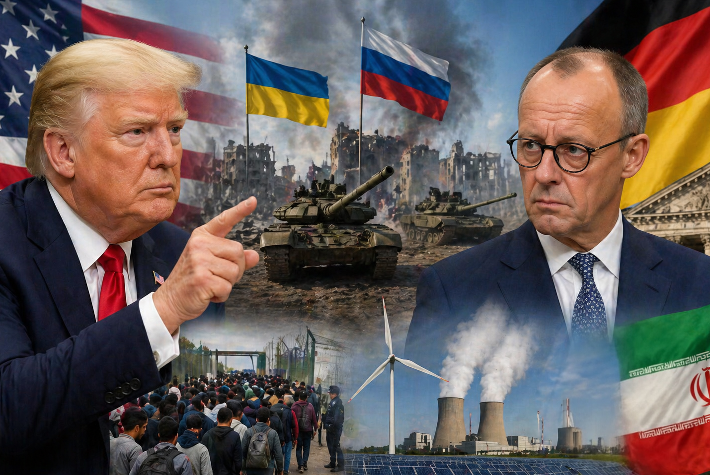 Donald Trump Criticises Germany’s Chancellor Over Ukraine War, Immigration & Iran Policy