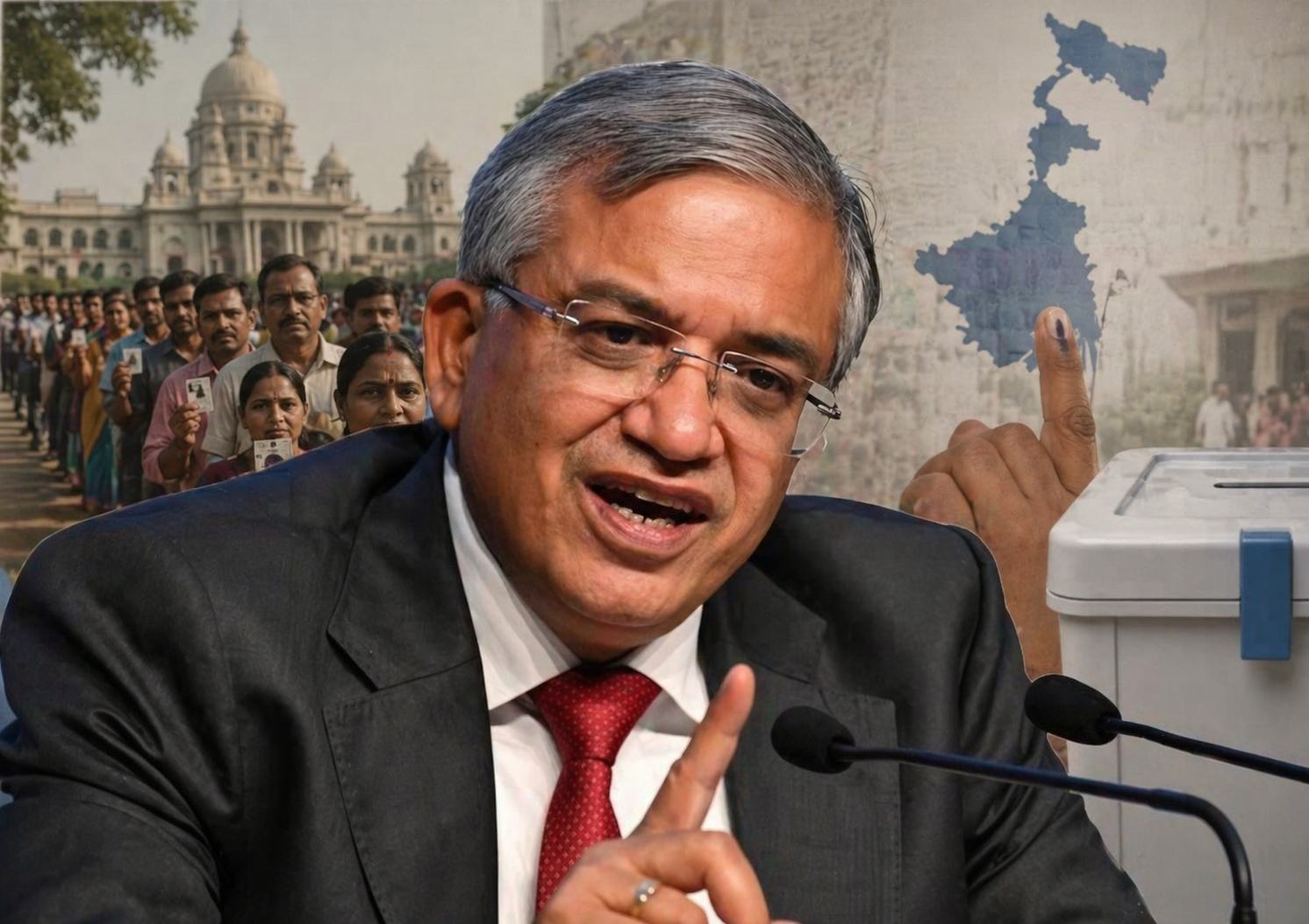 Gyanesh Kumar Hails Record-Breaking Voter Turnout in West Bengal Assembly Elections 2026