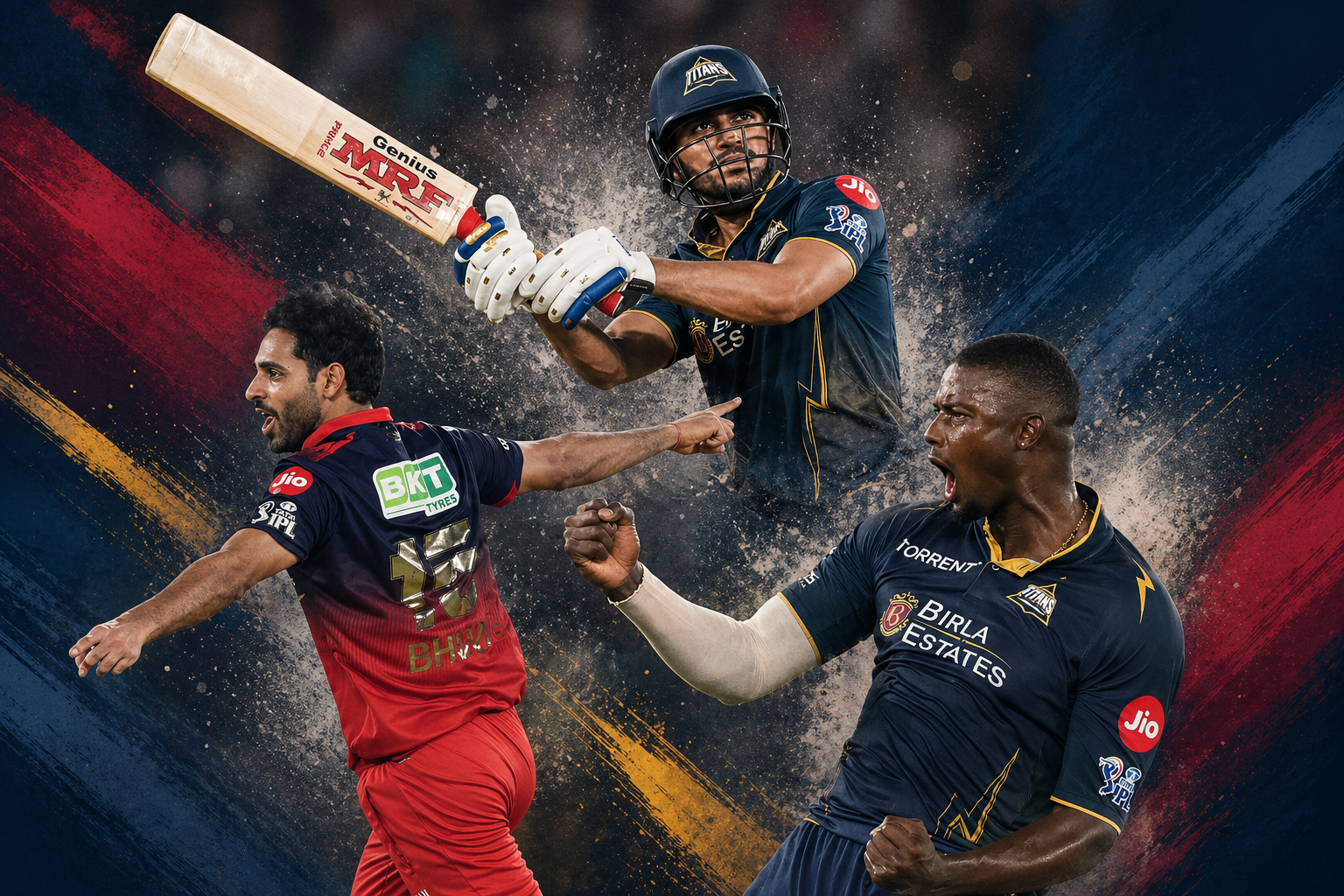 Gujarat Titans Crush RCB in Ahmedabad; Shubman Gill and Jason Holder Shine