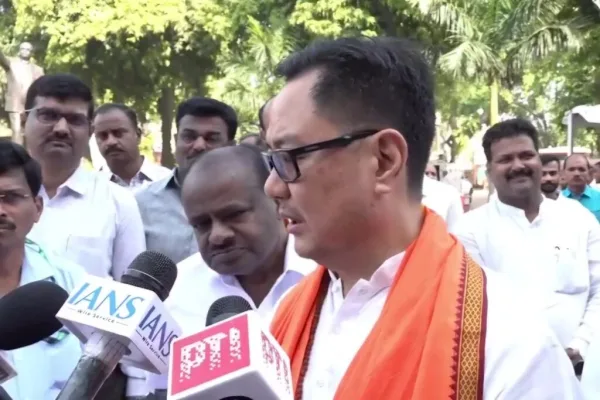 Kiren Rijiju Slams Congress Over Women’s Reservation Bill, Targets Priyanka Gandhi