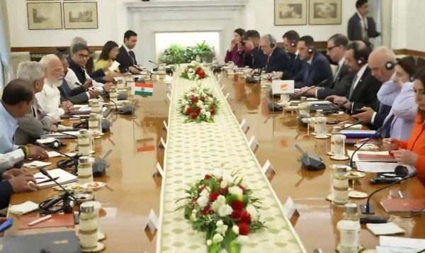 PM Modi Holds High-Level Delegation Talks with Cyprus President Nikos Christodoulides in Delhi