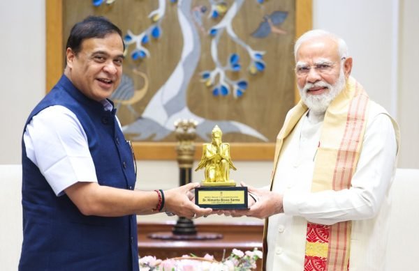 Assam Chief Minister Himanta Biswa Sarma Meets Prime Minister Narendra Modi