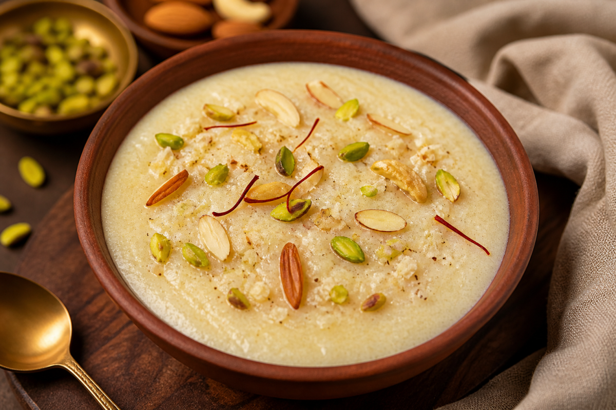 Healthy rava kheer