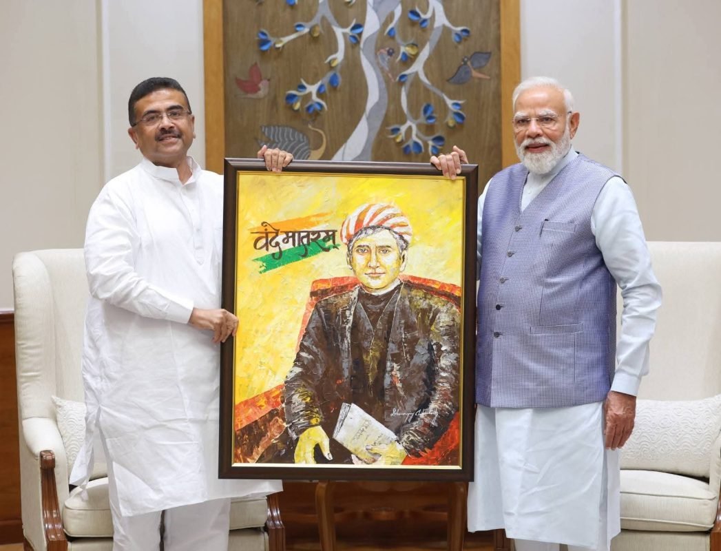 Suvendu Adhikari Meets Narendra Modi in New Delhi, Highlights Vision for West Bengal Development