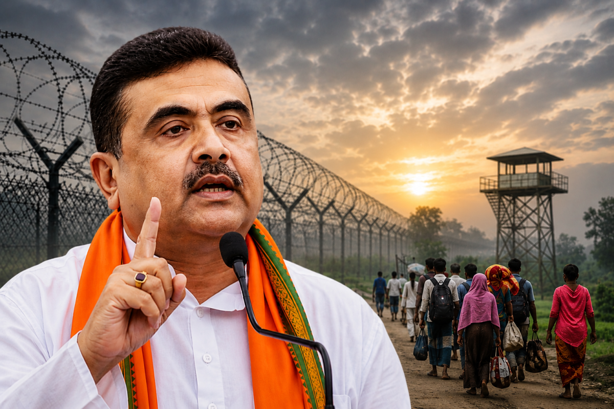Suvendu Adhikari Calls for District Holding Centres for Illegal Infiltrators, Urges Swift Deportation
