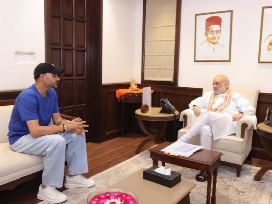 Harbhajan Singh Meets Union Home Minister Amit Shah