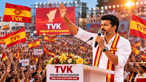What Can Vijay Do If Tamilaga Vettri Kazhagam Falls Short of 118 Majority in Tamil Nadu?
