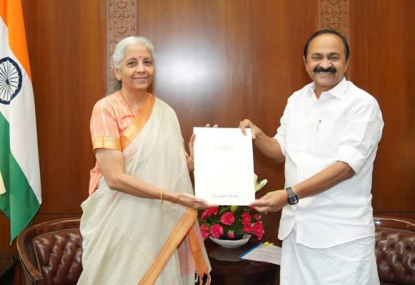 Kerala CM V D Satheesan Meets Finance Minister Nirmala Sitharaman in New Delhi