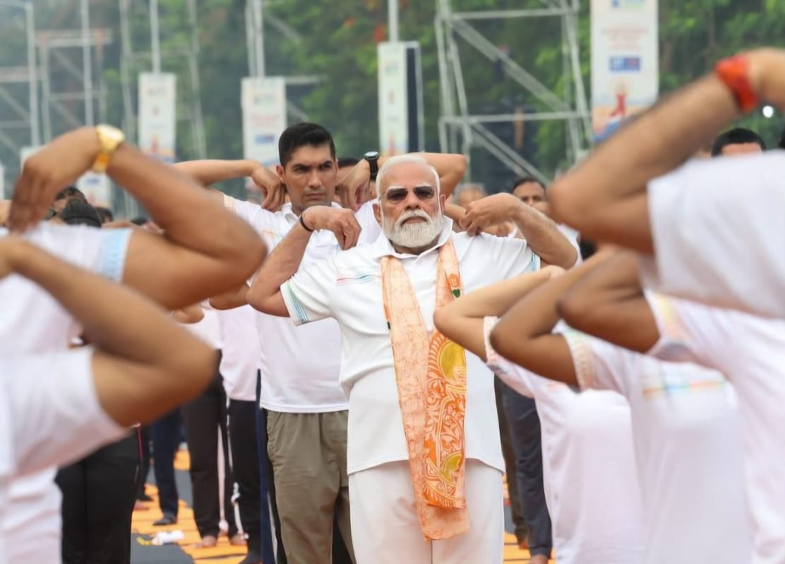 PM Modi Applauds Grand Yoga Day Event in Kolkata