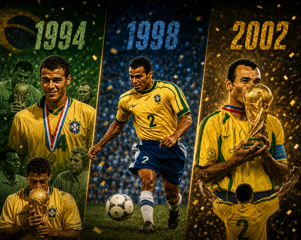 Cafu: The Only Footballer Ever to Play in Three FIFA World Cup Finals