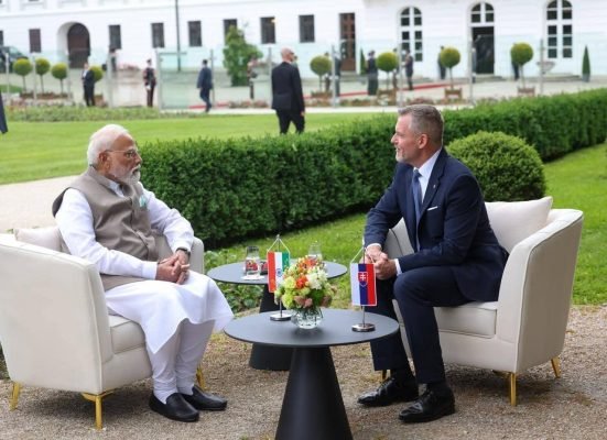 PM Narendra Modi Meets Slovak President Peter Pellegrini in Bratislava to Boost India-Slovakia Cooperation