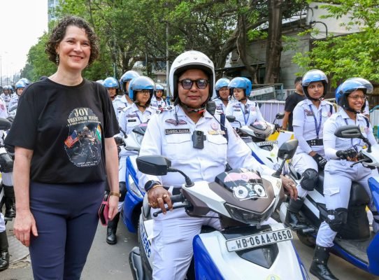 U.S.-India Security Partnership ‘Joy – Freedom Ride’ Rolls Through Kolkata