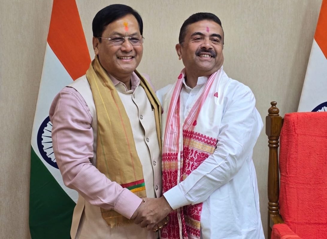 Sarbananda Sonowal Meets Suvendu Adhikari in Kolkata, Reaffirms Commitment to Bengal's Development