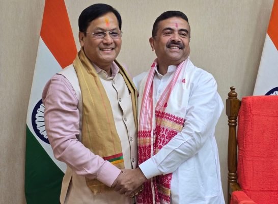 Sarbananda Sonowal Meets Suvendu Adhikari in Kolkata, Reaffirms Commitment to Bengal's Development