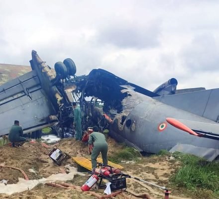 Indian Air Force Mourns Loss of Five Personnel in Fatal An-32 Aircraft Crash at Jorhat Air Force Station