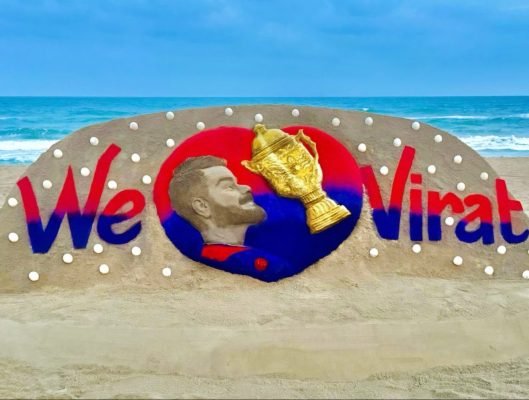 "We Love Virat": Sudarsan Pattnaik Pays Sand Tribute to Kohli After RCB's Historic IPL Triumph