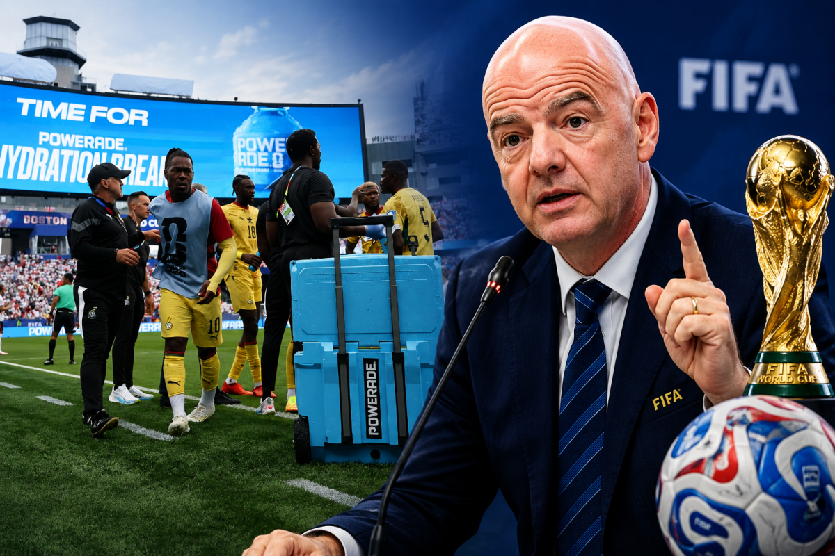 Infantino Defends Hydration Breaks at World Cups
