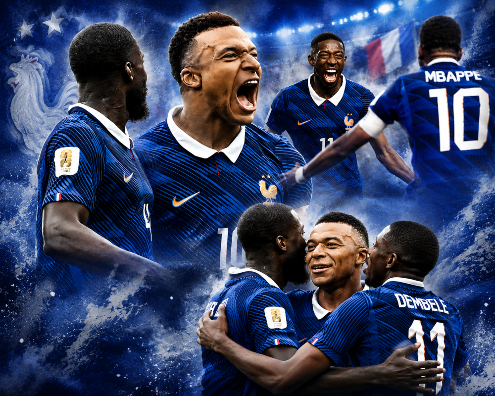 Mbappe Marks 100th Cap with Brace in France Win