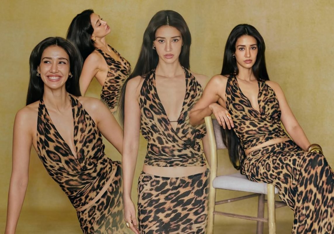 Disha Patani Turns Up the Glamour Quotient in a Stunning Leopard-Print Ensemble