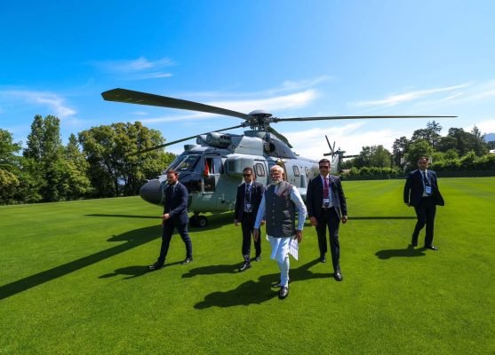 PM Modi Arrives in France to Attend G7 Summit in Evian