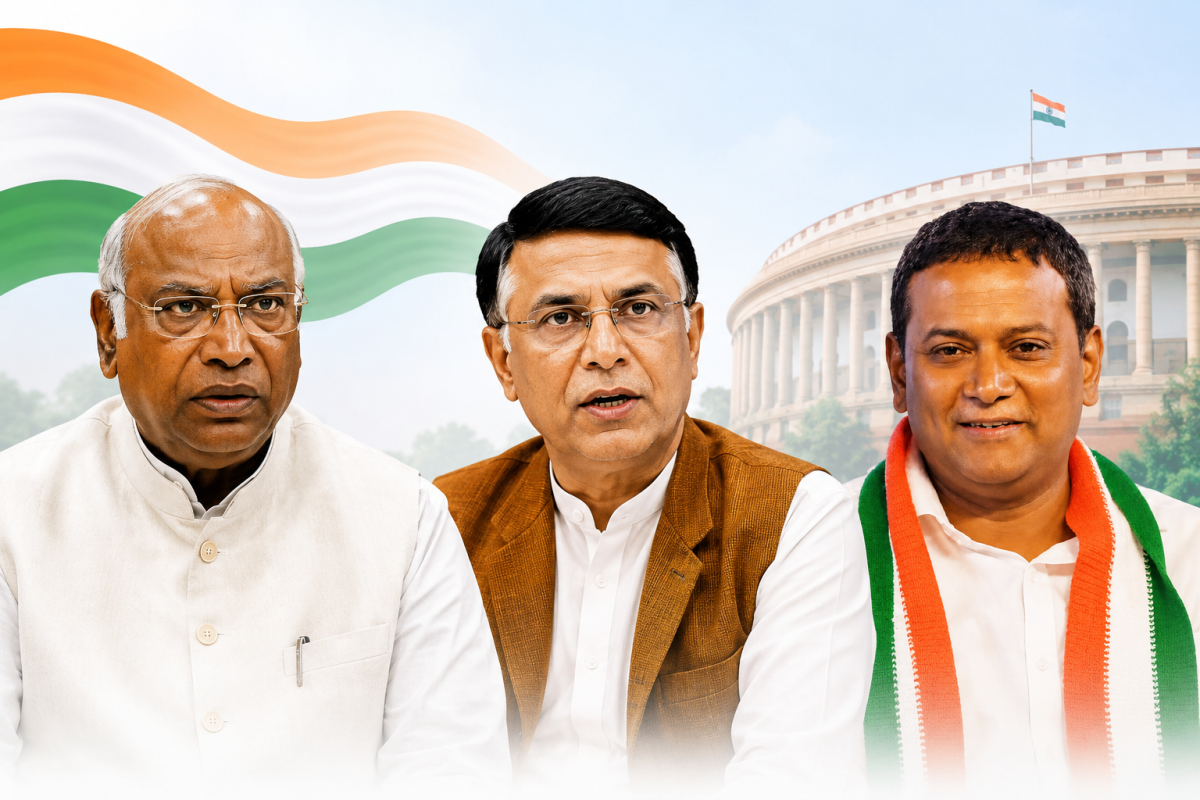 Congress Announces Mallikarjun Kharge, Pawan Khera and Mansoor Ali Khan as Rajya Sabha Candidates from Karnataka