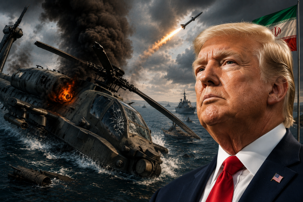 Iran Downs U.S. Apache Helicopter Over Strait of Hormuz; Trump Vows Response