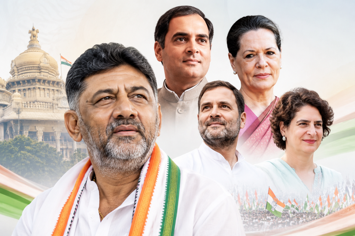 DK Shivakumar Credits Gandhi Family for Shaping His Political Journey Ahead of Taking Charge as Karnataka Chief Minister
