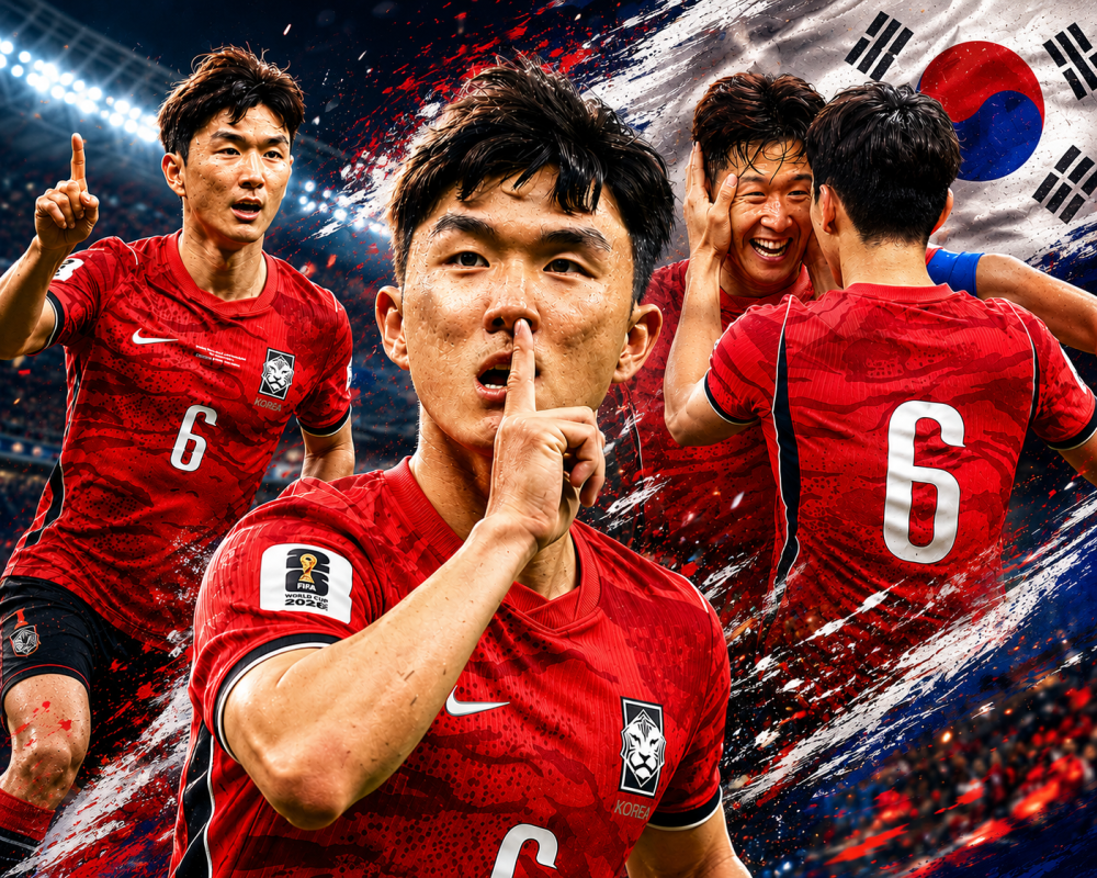South Korea Fight Back to Defeat Czechia 2-1 Thanks to Hwang's Heroics