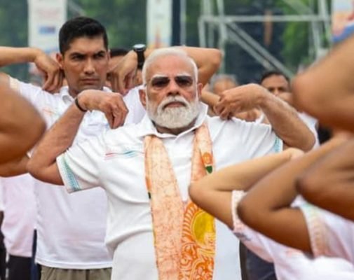 PM Modi Leads Yoga Day Celebrations Across India
