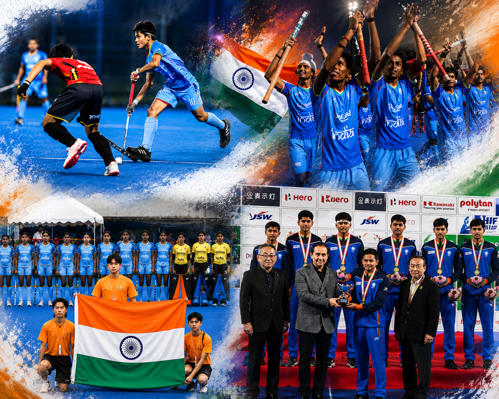 India's U18 Men's Hockey Team Clinches Record Third Asia Cup Title; Women's Team Secures Bronze
