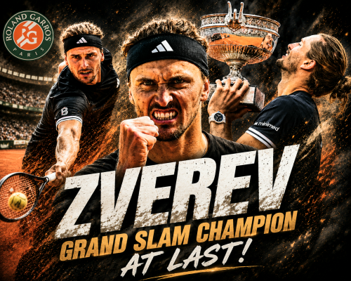 Alexander Zverev Wins First Grand Slam Title at Roland-Garros, Defeats Flavio Cobolli in Thrilling Final