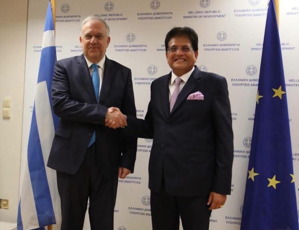 Piyush Goyal Holds Talks to Boost India-Greece Economic Ties