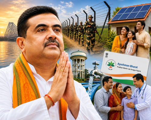 CM Suvendu Adhikari Highlights Major Push for Border Security, Healthcare and Infrastructure in Bengal