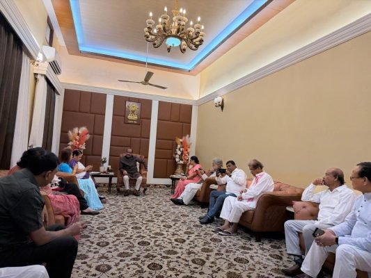 Rebel TMC MPs Call on Lok Sabha Speaker Om Birla in New Delhi