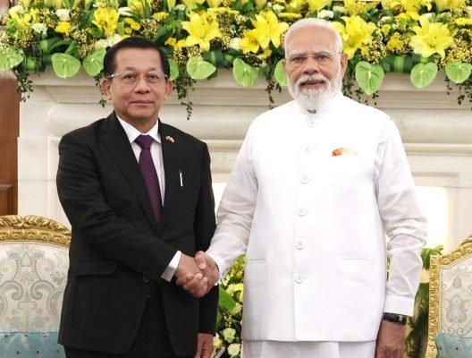 PM Modi Holds Key Bilateral Talks with Myanmar President Min Aung Hlaing in New Delhi