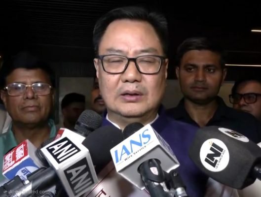Kiren Rijiju Defends Vande Mataram, Says National Song Must Be Respected by All Amid AIMPLB Opposition