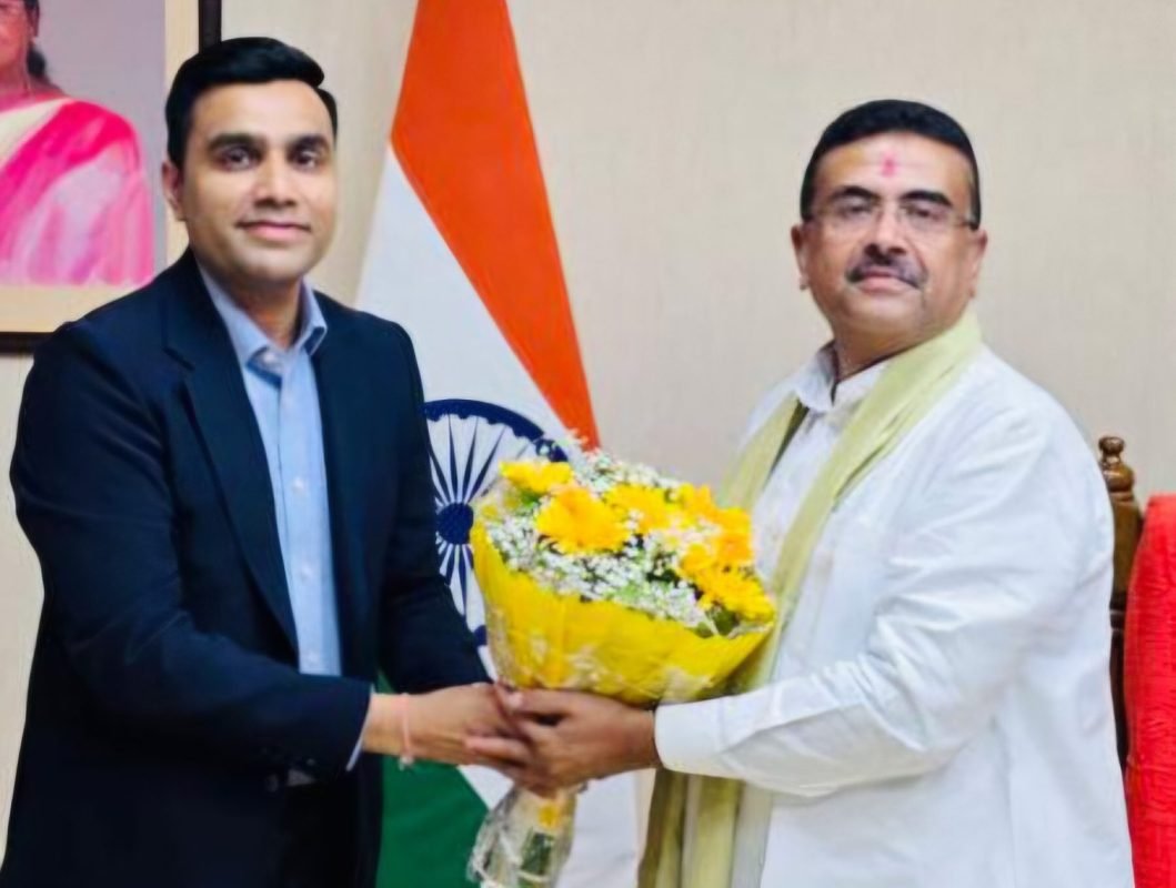 Karan Adani Meets West Bengal Chief Minister Suvendu Adhikari at Nabanna