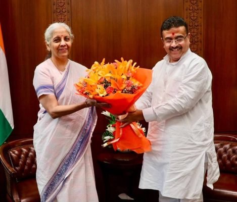 Suvendu Adhikari Meets Nirmala Sitharaman in Delhi, Focus on West Bengal's Development