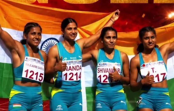 Golden Glory for India: Women’s 4×100m Relay Team Strikes Gold in New Taipei City
