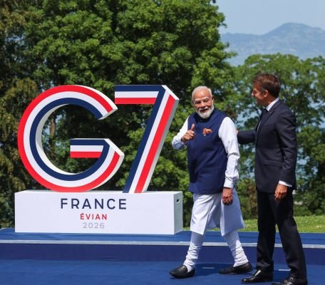 PM Modi Thanks President Macron for Warm Welcome in Évian