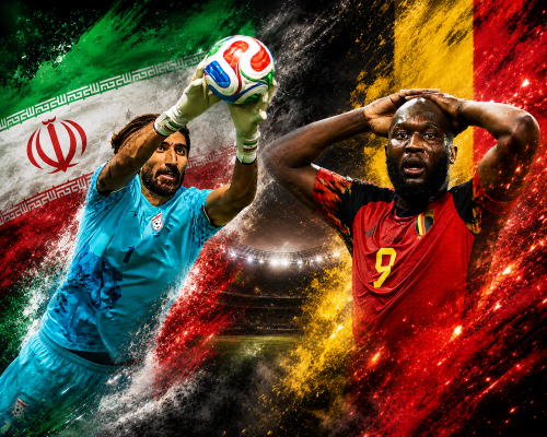 Belgium Held by Iran in Tense World Cup Stalemate