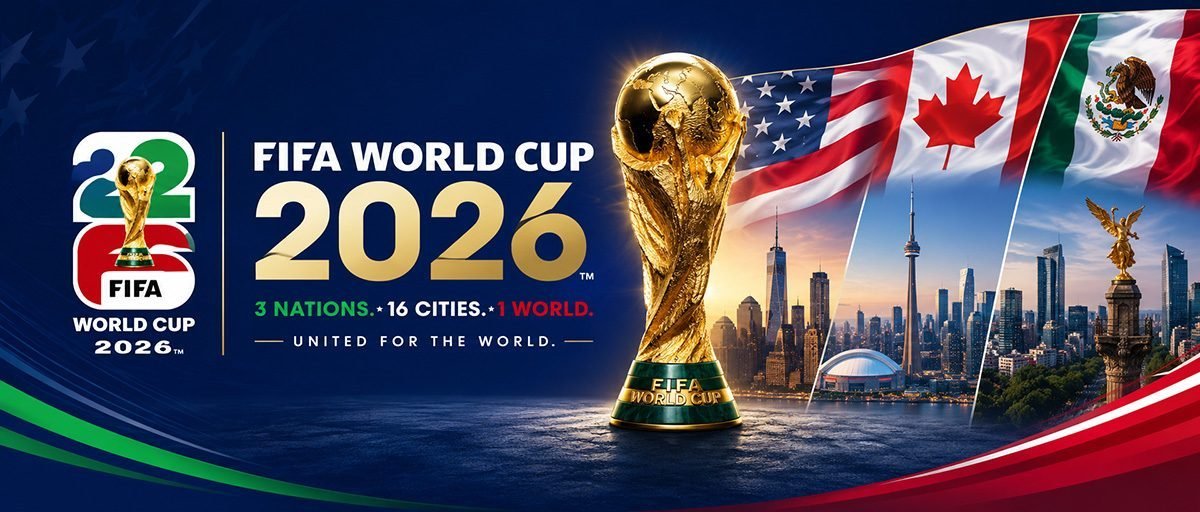 FIFA World Cup 2026 — 3 nations, 16 cities, 1 world
