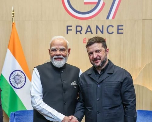 Modi Reaffirms India’s Peace Stance During Key Meeting with Zelenskyy in Evian