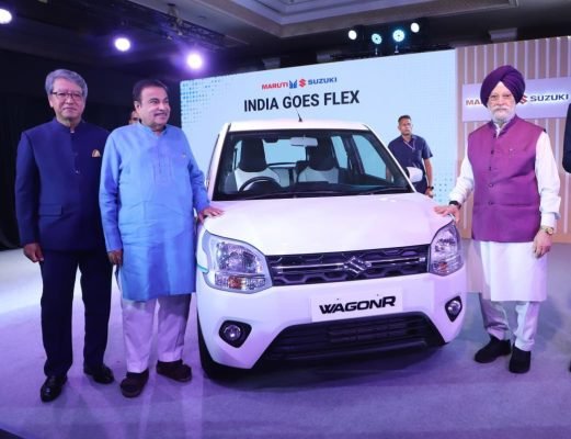 India Launches First Flex-Fuel Car: Nitin Gadkari and Hardeep Puri Unveil Maruti Suzuki’s Ethanol-Powered Vehicle