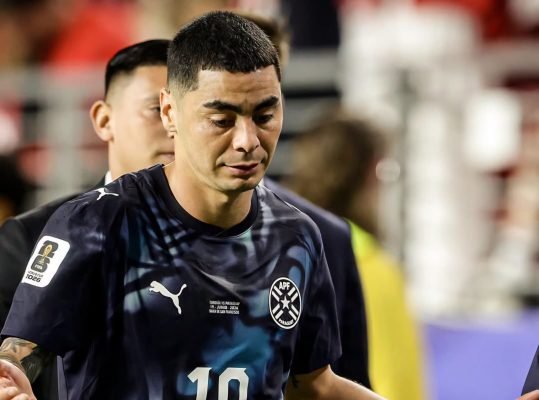 Almiron Makes World Cup History with Unusual Red Card